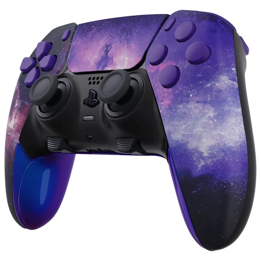 DUALSENSE EDGE PS5 / PC FULL CUSTOM "NEBULA GALAXY" - KIT TASTI CUSTOM