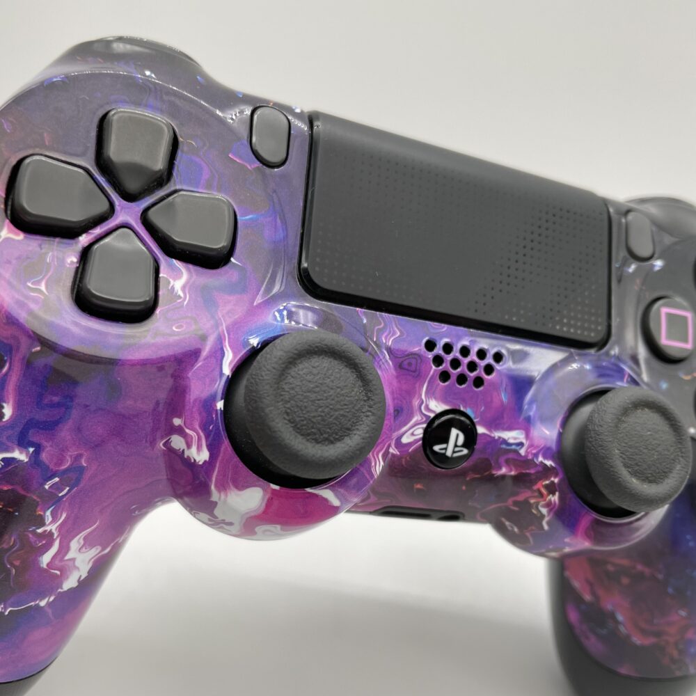 PLAYSTATION 4 / PC CUSTOM – DUALSHOCK 4 CONTROLLER WIRELESS V2 COLORAZIONE SPACE LAVA RIFINITURA LUCIDA