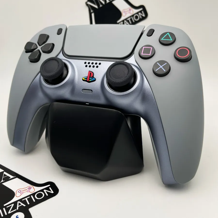 DUALSENSE PS5 / PC COLORAZIONE RETRO' CUSTOM ANMA - KIT TASTI RETRO' - SCOCCA POSTERIORE CON GRIP IN GOMMA