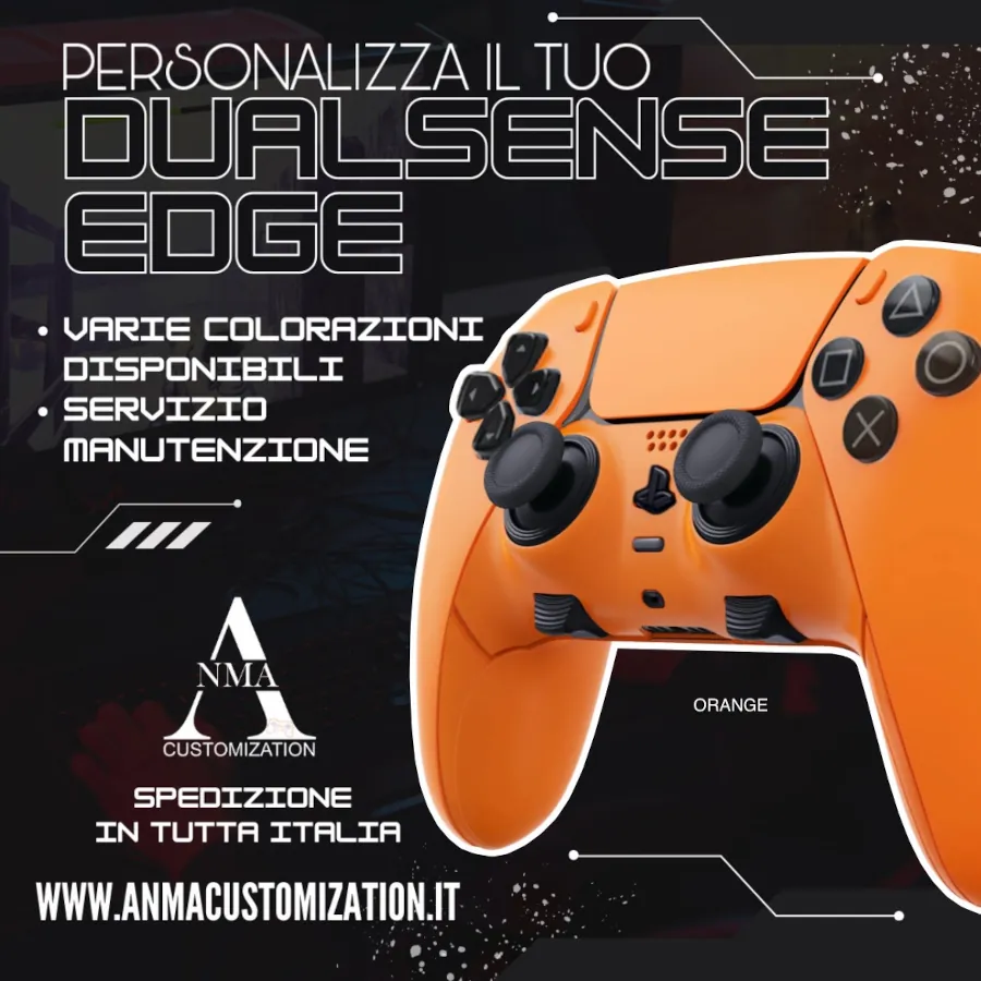 SERVIZIO DI MANUTENZIONE SUL DISPOSITIVO DEL CLIENTE – DUALSENSE EDGE – COLORAZIONE ORANGE