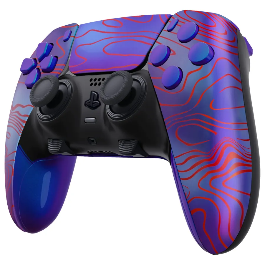 DUALSENSE EDGE PS5 / PC CUSTOM ESTETICA EFFETTO DAMASCATO
