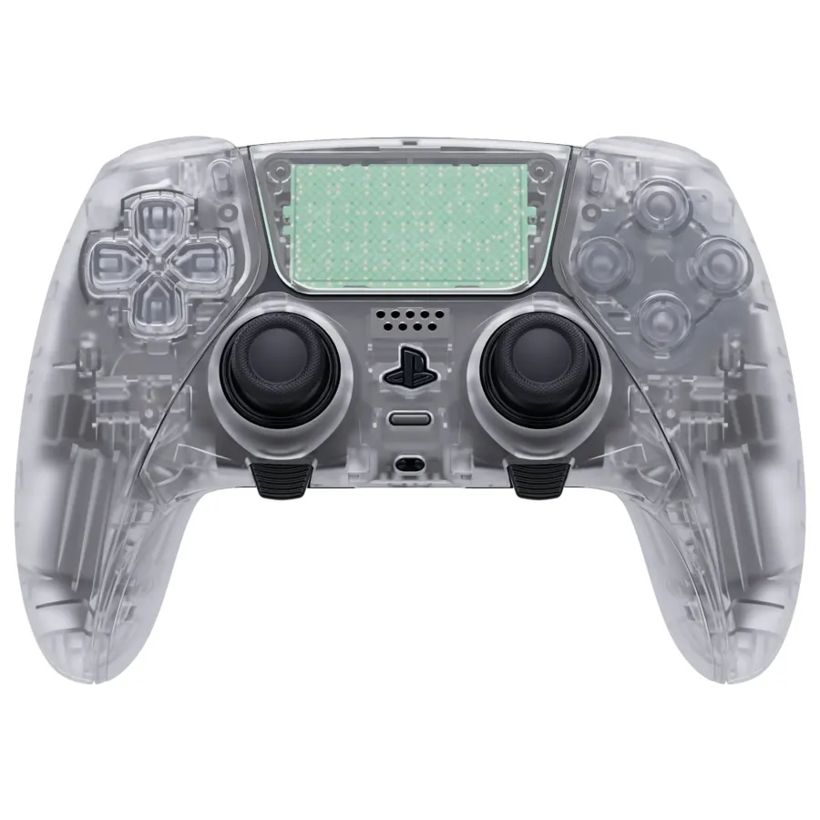 DUALSENSE EDGE ORIGINALE PS5 / PC CUSTOM ESTETICA COMPLETA “TRASPARENTE” NUOVO