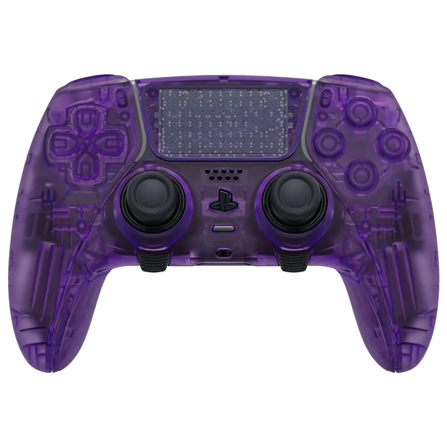 DUALSENSE EDGE ORIGINALE PS5 / PC CUSTOM ESTETICA COMPLETA “VIOLA TRASPARENTE” NUOVO